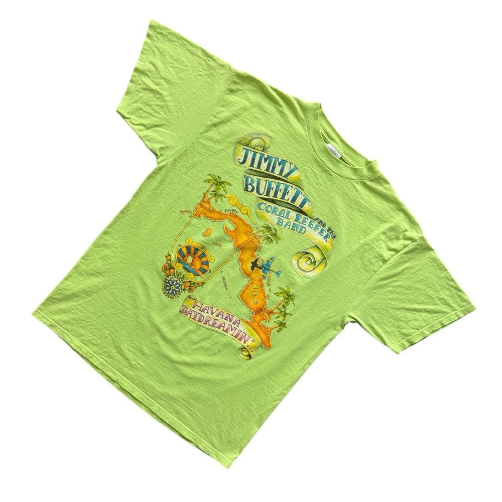 Vintage 1997 Jimmy Buffett Tour T-Shirt – Havana Daydreamin’ / Coral Reefer Band